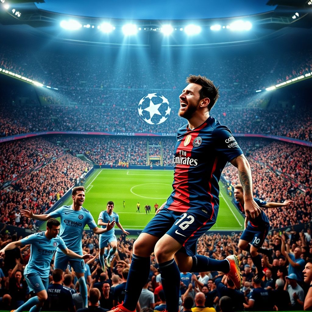 爱游戏官网-巴黎圣日耳曼成功晋级欧冠半决赛,梅西梅开二度助球队3-1击败曼城